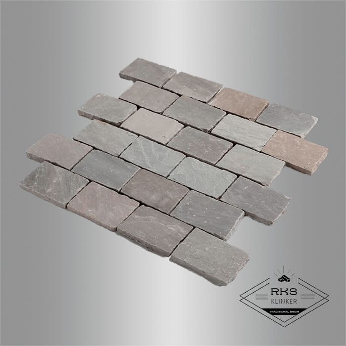 Брусчатка из песчаника RKS Slate Belgian Grey 200x100x40 мм в Волгограде