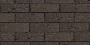 Клинкерный кирпич ЛСР Лиссабонтёмно-красный, Винтаж, 0,7НФ на черном шве