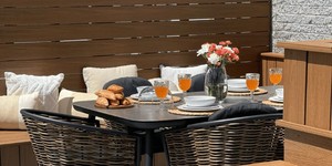 Террасная доска ДПК Turtle Shell Thai Teak Co-Extrusion крыльцо и забор из дпк (5)