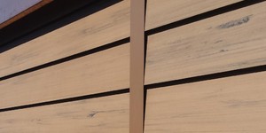 Фасадная доска ДПК BAMBERG Alpine Lebanese Cedar фото облицовки частного дома из ДПК (9)