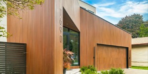 Реечная панель ДПК Turtle Shell, Middle Lines, Australian Palisander Co-Extrusion монтаж реечных панелей из дпк на фасад (1)