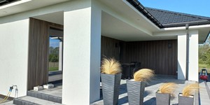 Реечная панель ДПК Turtle Shell, Middle Lines, Canadian Maple Co-Extrusion отделка для стен из реек дпк на террасе дома фото (5)