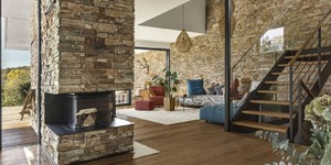Каменный камин заказать 3D панели RKS SLATE Кварцит Multi Quartz Country (1)