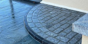 Не скользкая Плитка из песчаника для улицы и входной зоны от RKS SLATE Belgian Grey купить по лучшей цене (3)